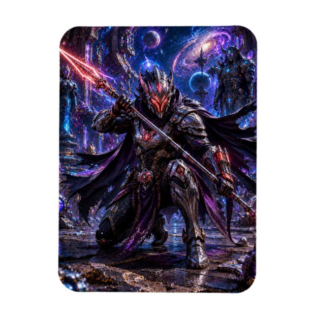 Ímã Masked Cosmic Pirate — Mysterious Energy Warrior (Vertical)