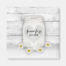 Mason Jar e Daisies