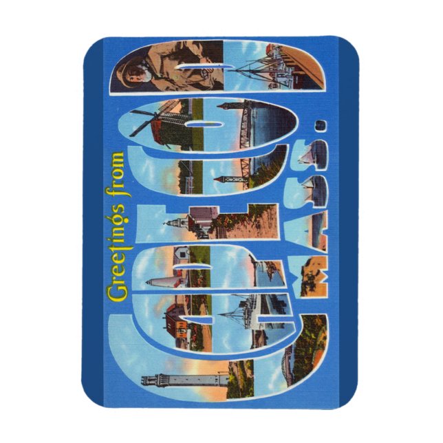 Ímã Massachusetts, Cabo Cod, Magnet (Vertical)