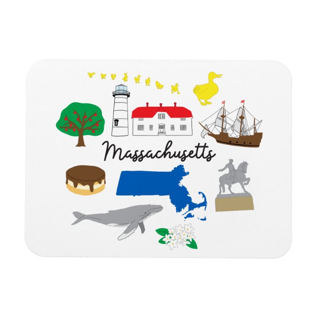 Ímã Massachusetts Magnet (Horizontal)
