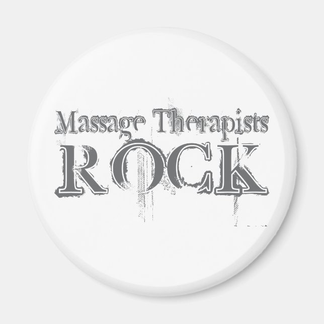 Imã Massage Therapists Rock (Frente)