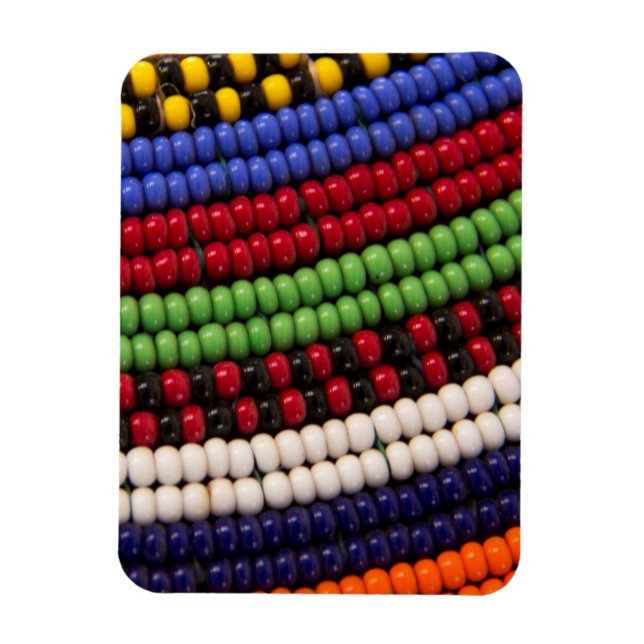 Ímã Massai Tribal Bead Pattern (Vertical)