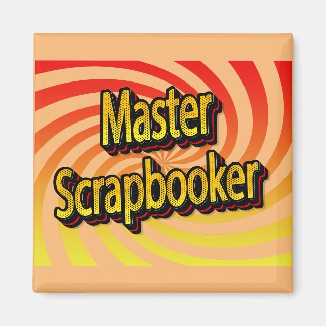 Imã “Master Scrapbooker” (Frente)