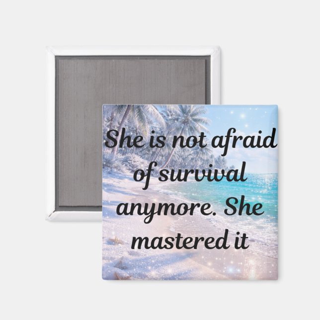 Imã Mastered Survival - Unbreakable Strength (Front/Back)