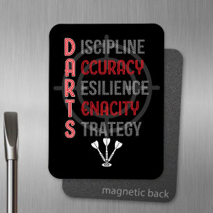 Ímã Mastering DARTS: Os Principais - Jogador Dart