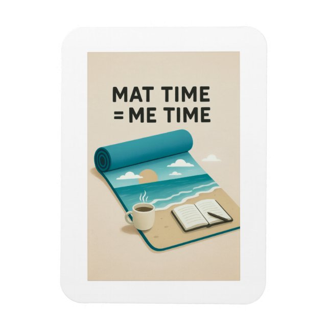 Ímã Mat Time=Me Time (Vertical)