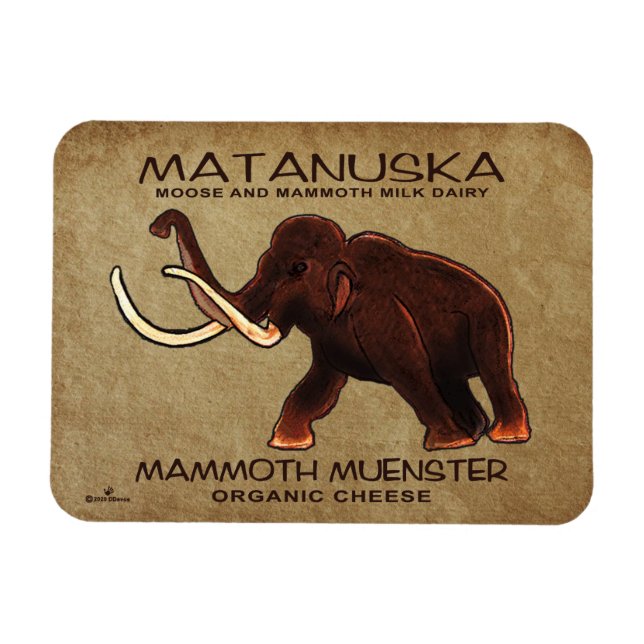 Ímã Matanuska Mammoth Muenster Cheese (Horizontal)