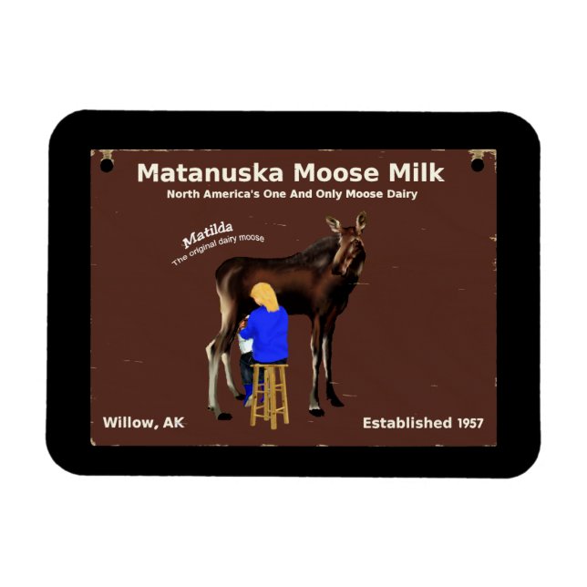 Ímã Matanuska Moose Milk (Horizontal)