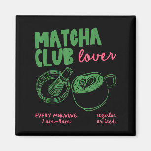 Imã Matcha Club Chá Verde Matcha Latte Regular Ou Gela