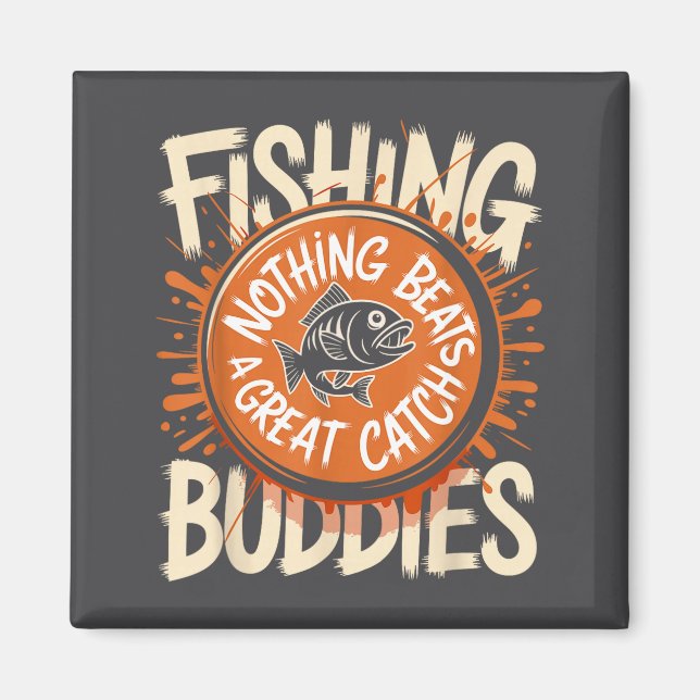 Imã Matching Fishing Buddies Team Fisherman Friends Ch (Frente)