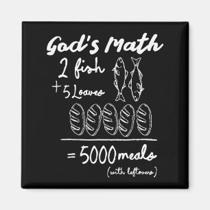 Imã Matemática de Deus 2 Peixes 5 Pães 5000 Refeições