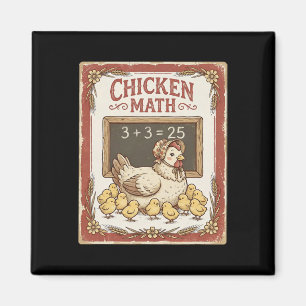 Imã Matemática de Frango Equação Engraçada de Quadro N