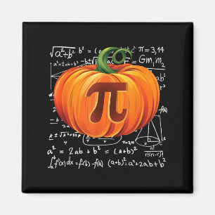 Imã Matemática de Torta de Abóbora Dia das Bruxas Ação