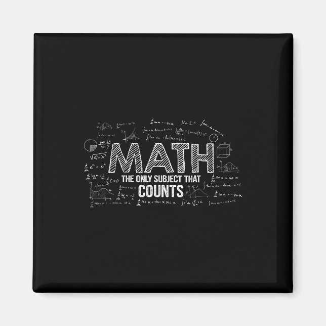Imã Matemática Divertida É O Único Assunto Que Conta P (Frente)
