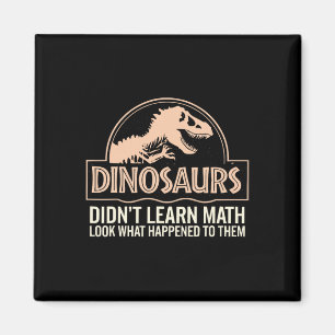 Imã Matemática Divertida Professor de Matemática, Dino