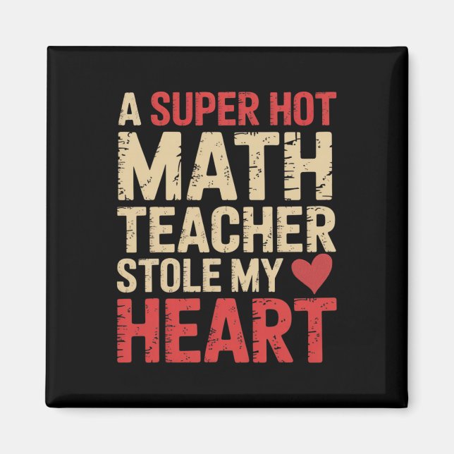 Imã Matemática Divertida Uma Professora de Matemática  (Frente)