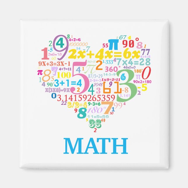 Imã Matemática do Coração (Frente)