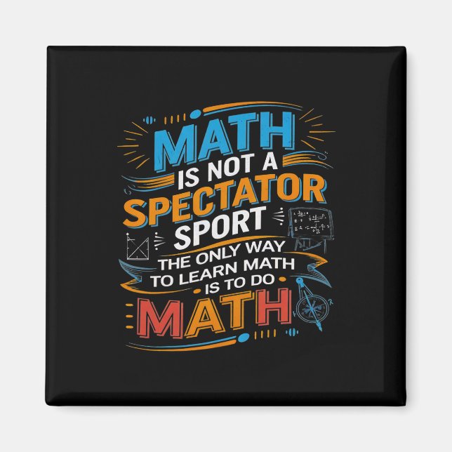 Imã Matemática Não É Um Esporte Para Espectadores Prof (Frente)