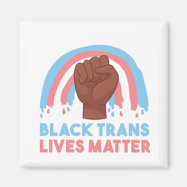 Imã matéria de trans-vida negra (Frente)
