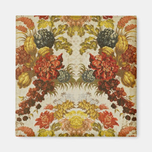 Imã Matéria têxtil com um teste padrão floral de