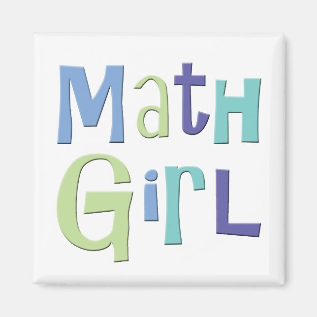Imã Math Girl (Frente)