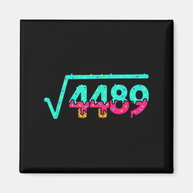 Imã Mathematics Radical 4489, Playful Donut Numbers Ma (Frente)