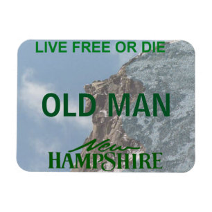 Ímã Matrícula de New Hampshire flexível