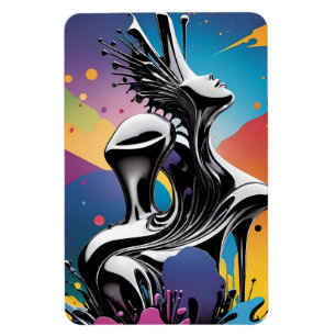 Ímã Matriz de Freak - Arte Surreal do Ken Gage
