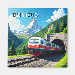 Imã Matterhorn da Suiça Expressa do Glaciar