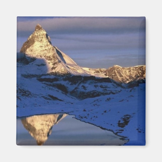 Imã Matterhorn Refletido, Suiça (Frente)