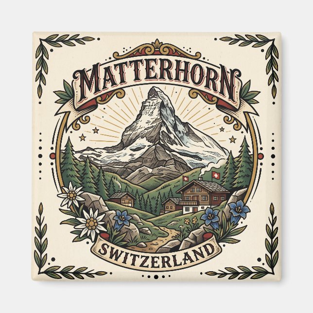 Imã Matterhorn Suíça (Frente)
