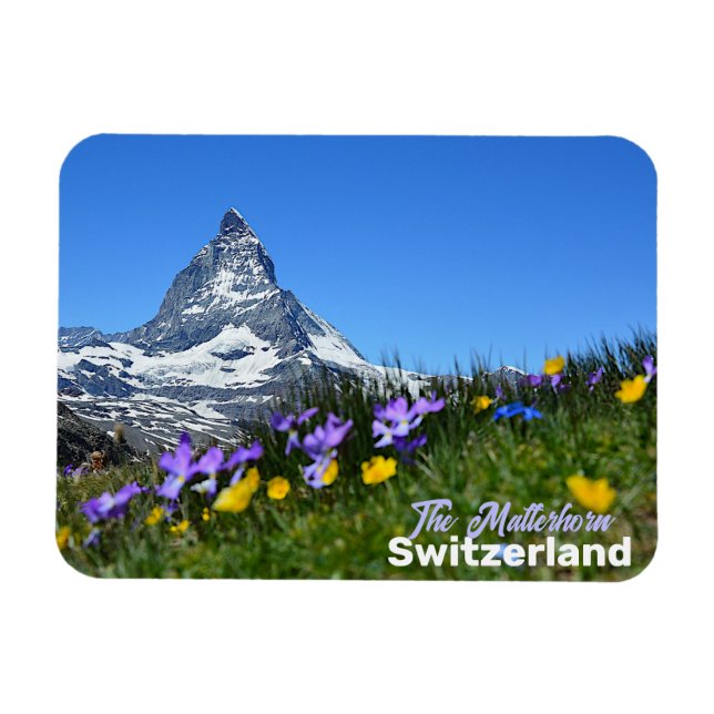 Ímã Matterhorn Switzer Viagem Souvenir (Horizontal)