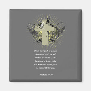 Imã MATTHEW 17:20 Bíblia Verso