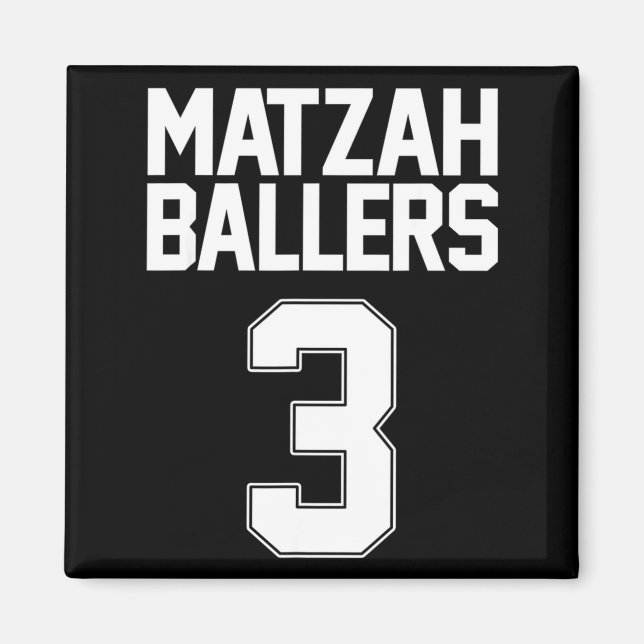 Imã Matzah baller 3 time judaico engraçado time de bas (Frente)