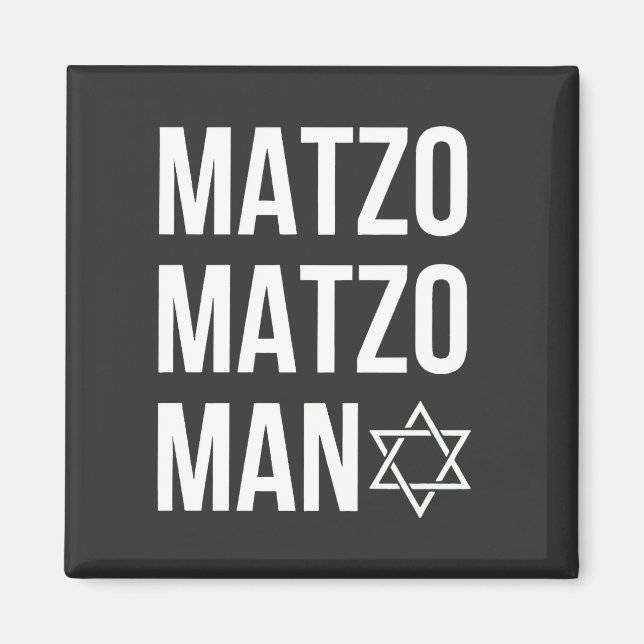 Imã Matzo Matzo Man Jewish Hanukkah (Frente)