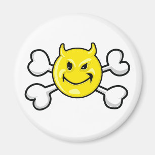 Imã MAU Caveira e Crossbones