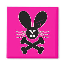 Mau Emo Bunny Crossbones