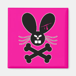 Imã Mau Emo Bunny Crossbones