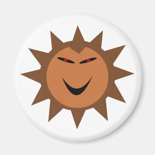 Imã Mau Hedgehog Gótico Kawaii Magnet