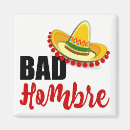 Imã Mau Hombre Colorful Sombrero