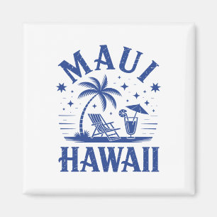 Imã Maui Havaí Surf Vintage Praia Surf 70's Retro