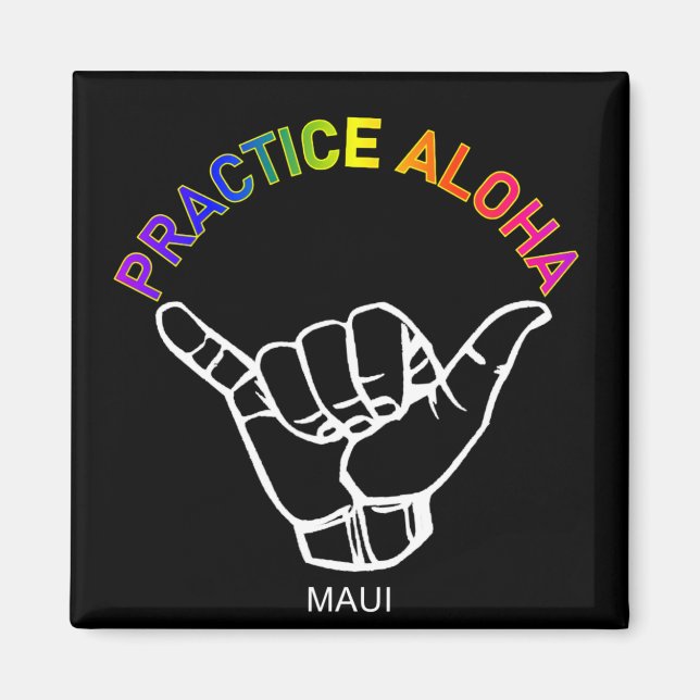 Imã Maui - Pratique Aloha Shaka (enforque-se) (Frente)