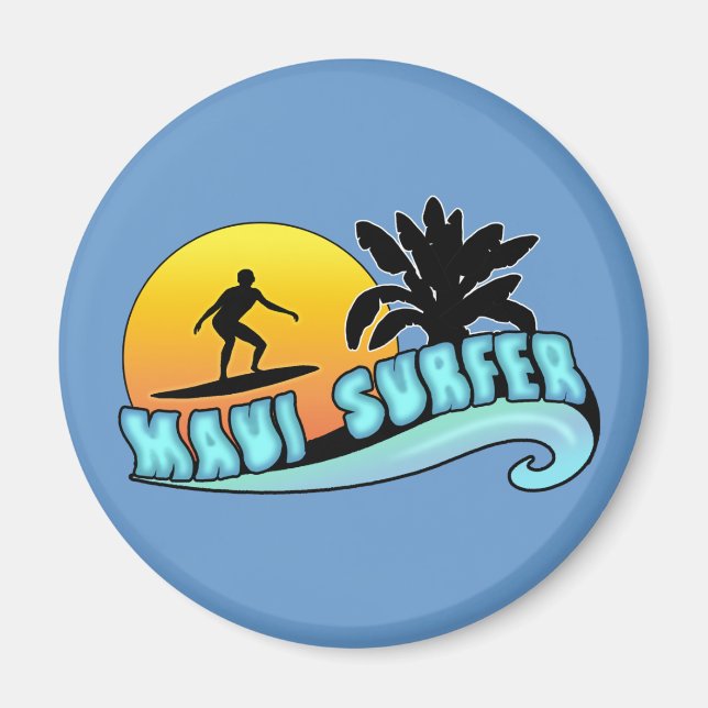 Imã Maui Surfer (Frente)