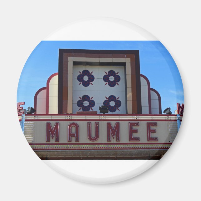 Imã Maumee Theater Marquee (Frente)