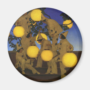 Imã Maxfield Parrish Os Portadores de Lanternas 1908 V