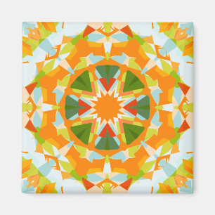 Imã Maximalista brilhante de estrela verde vibrante la