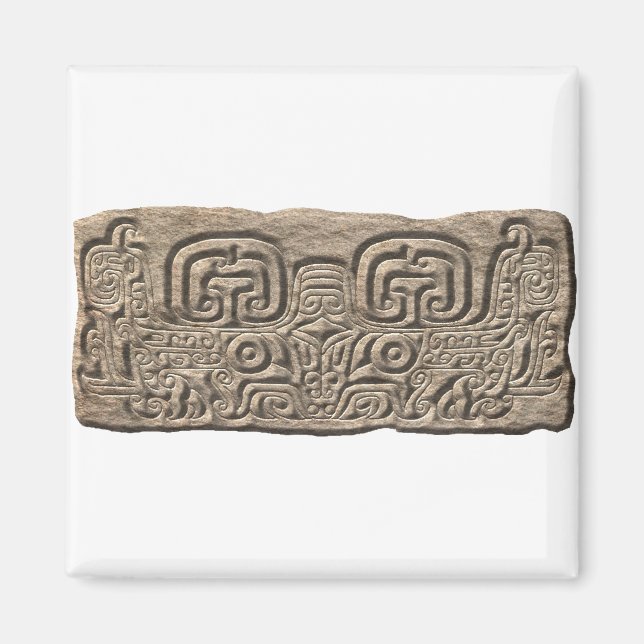 Imã Mayan Jaguar-stone (Frente)