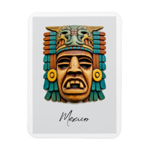 Ímã Mayan Mask Viagem do México