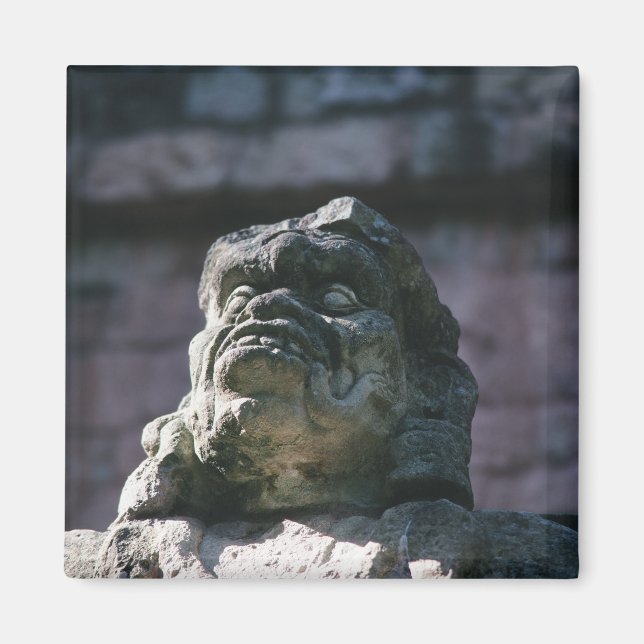Imã Mayan Stone esculpiu o bloco de estátuas copan Hon (Frente)