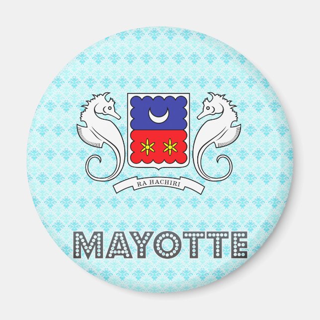 Imã Mayotte Casaco de Armas (Frente)